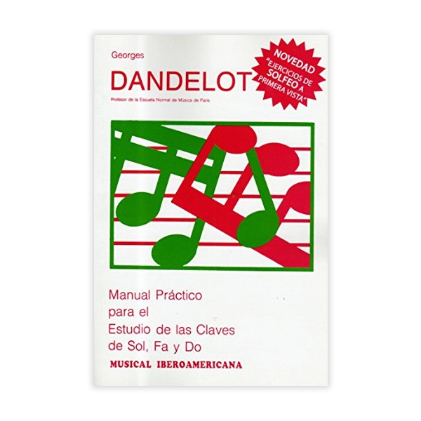 Book cover with musical notes and text on a white background