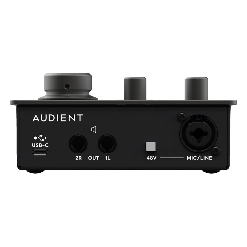 Audient ID4 MkII Usb-C Audio Interface back side panel