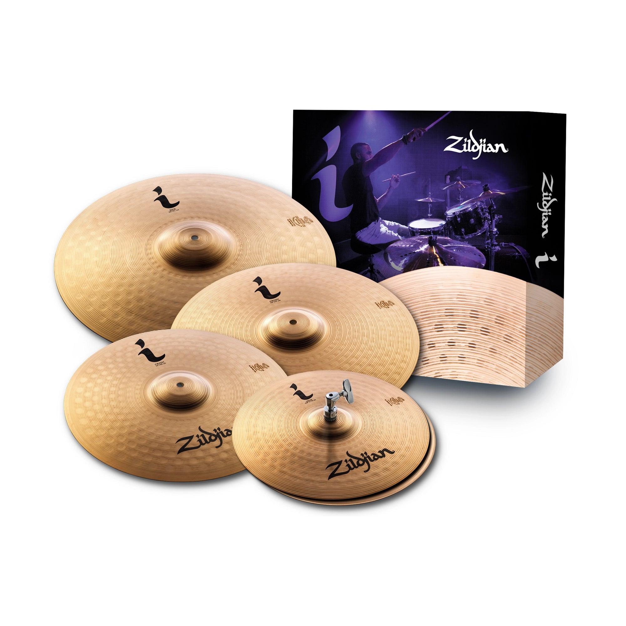 Zildjian I Series 14', 16", 18", 20" Pro Gig Cymbal Set