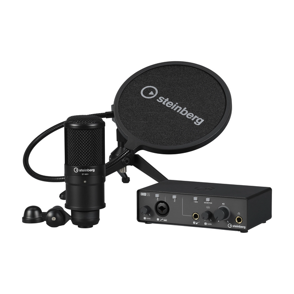 DTM・DAW Steinberg IXO12 B Steinberg IXO12 Podcast Pack I2-In/2-Out USB Audio Interface