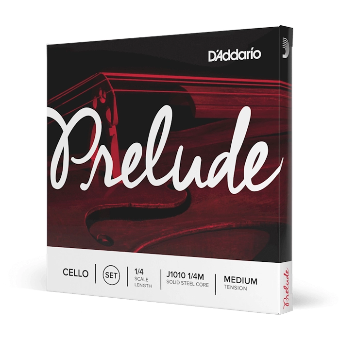 D'Addario J1010 Prelude Cello Strings - 1/4 Size Medium Tension