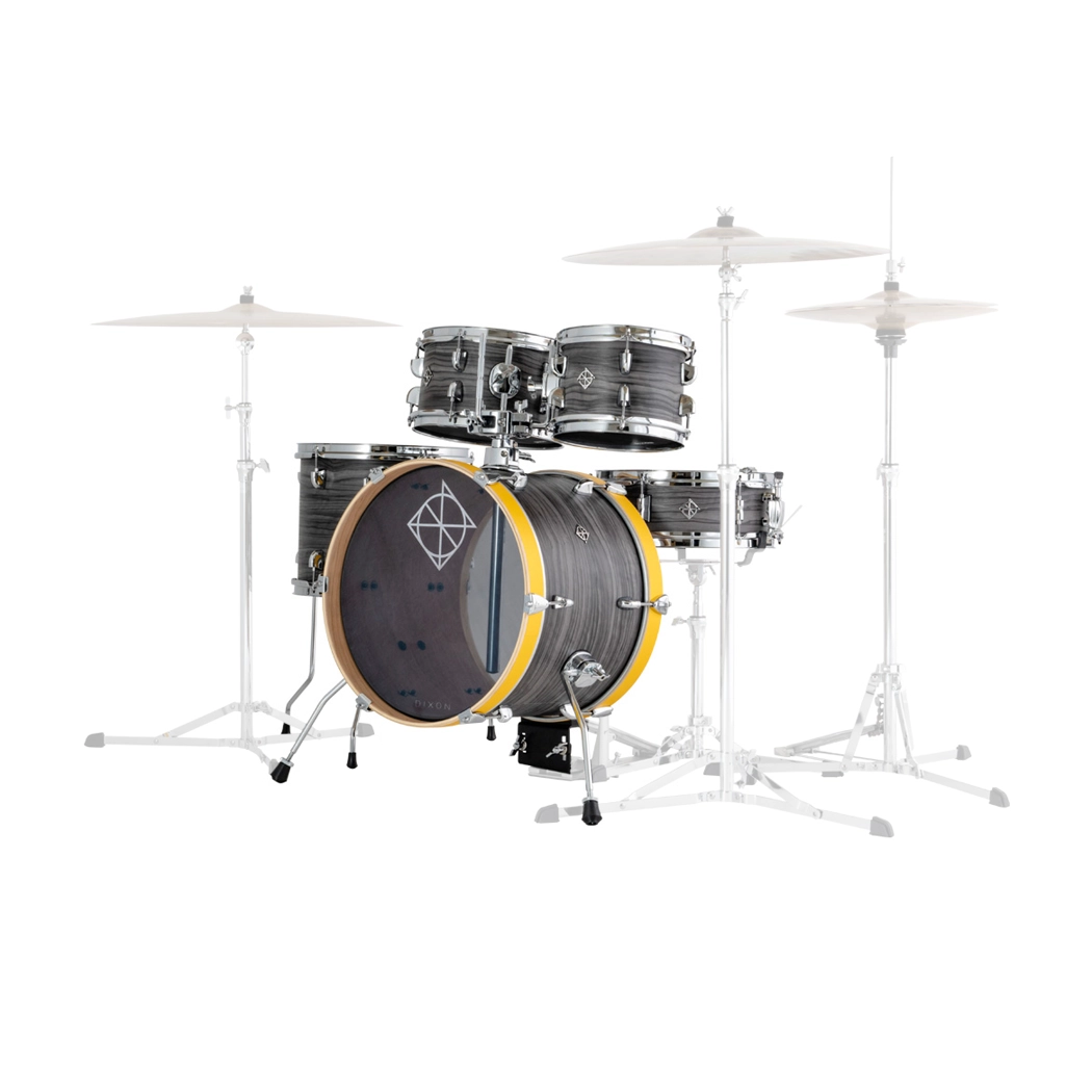 Dixon Jet Set Plus 5 Pc Kit de Batería - Ébano