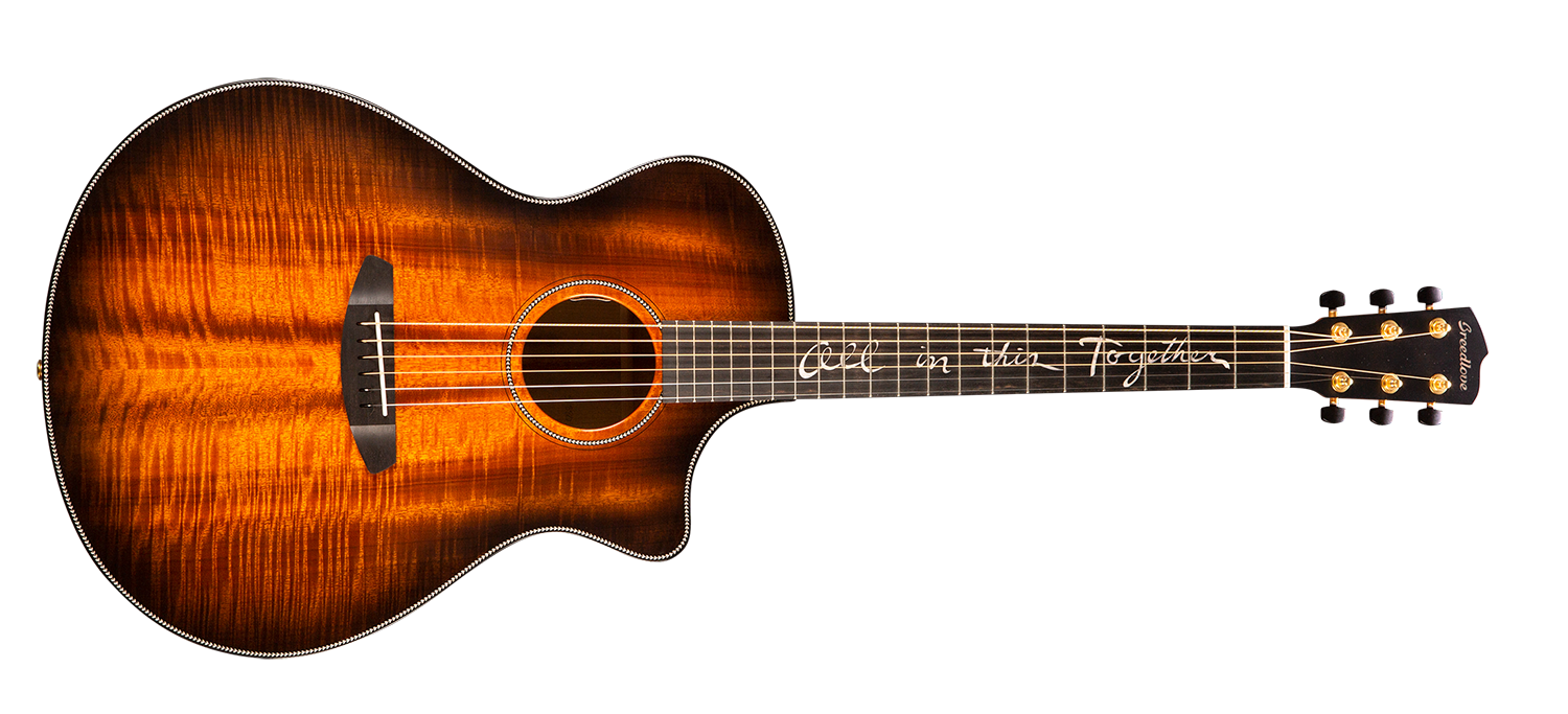 Breedlove Jeff Bridges Oregon Concerto CE Acoustic-Electric Guitar - Bourbon
