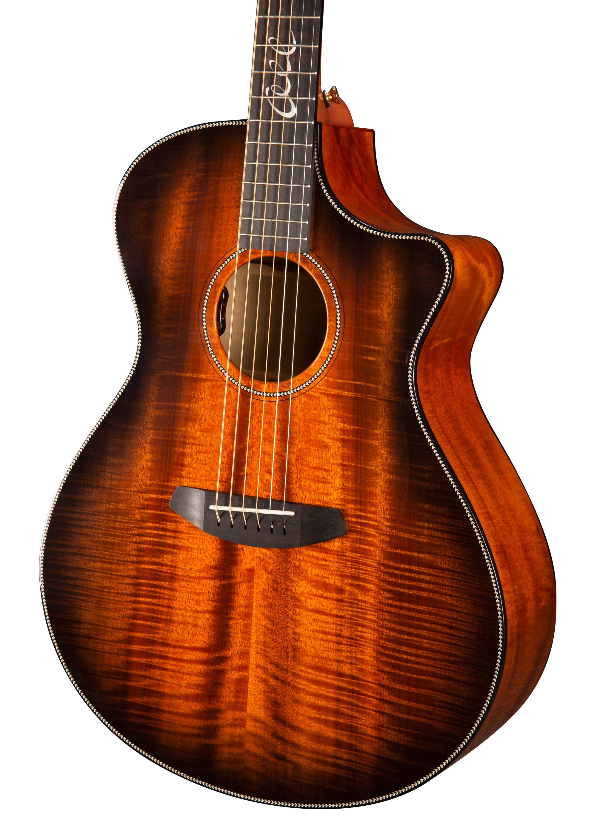 Breedlove Jeff Bridges Oregon Concerto CE Acoustic-Electric Guitar - Bourbon