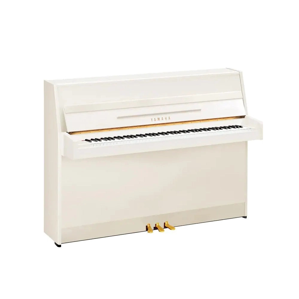 Yamaha JU109 Acoustic Upright Piano Polished White