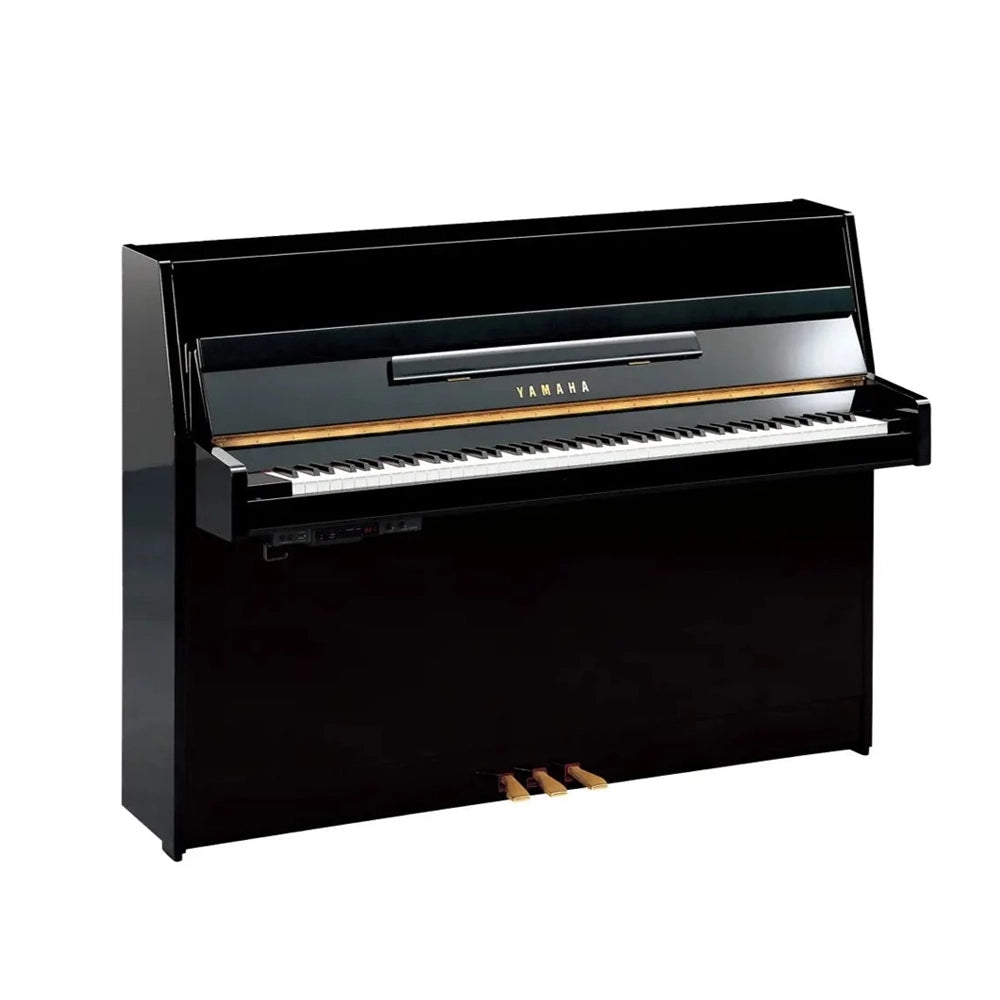 Yamaha JU109 TC3 Transacoustic Upright Piano - Polished Ebony