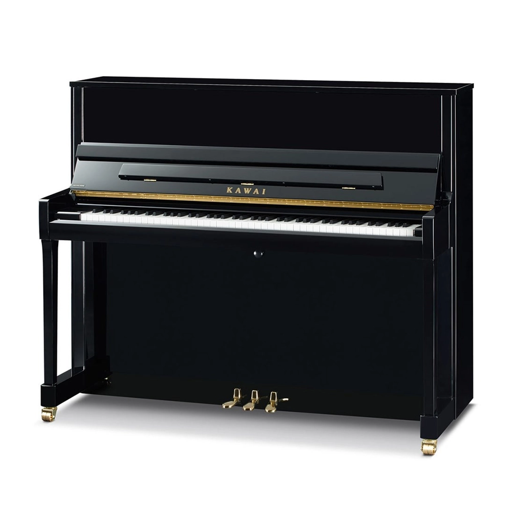 Kawai K-300 Upright Piano W/ Bench - Polished Ebony