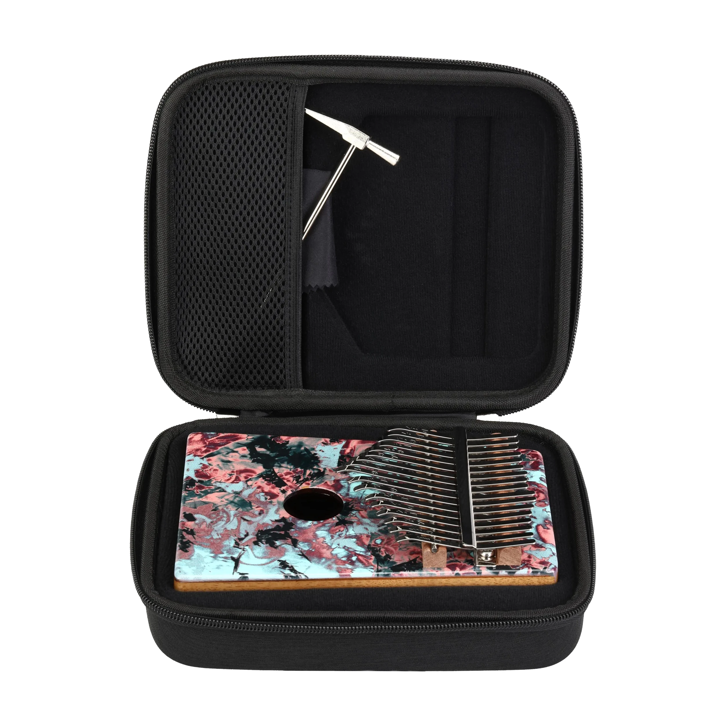 Meinl Percussion Sound Hole Designer Kalimba In C Major - Acacia with bag