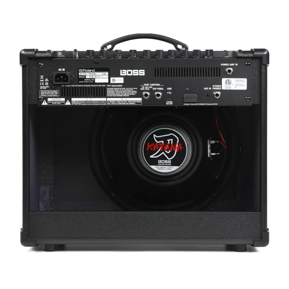 Amplificador Combo Boss Katana-50 Gen 3 de 50 vatios 1 x 12 pulgadas
