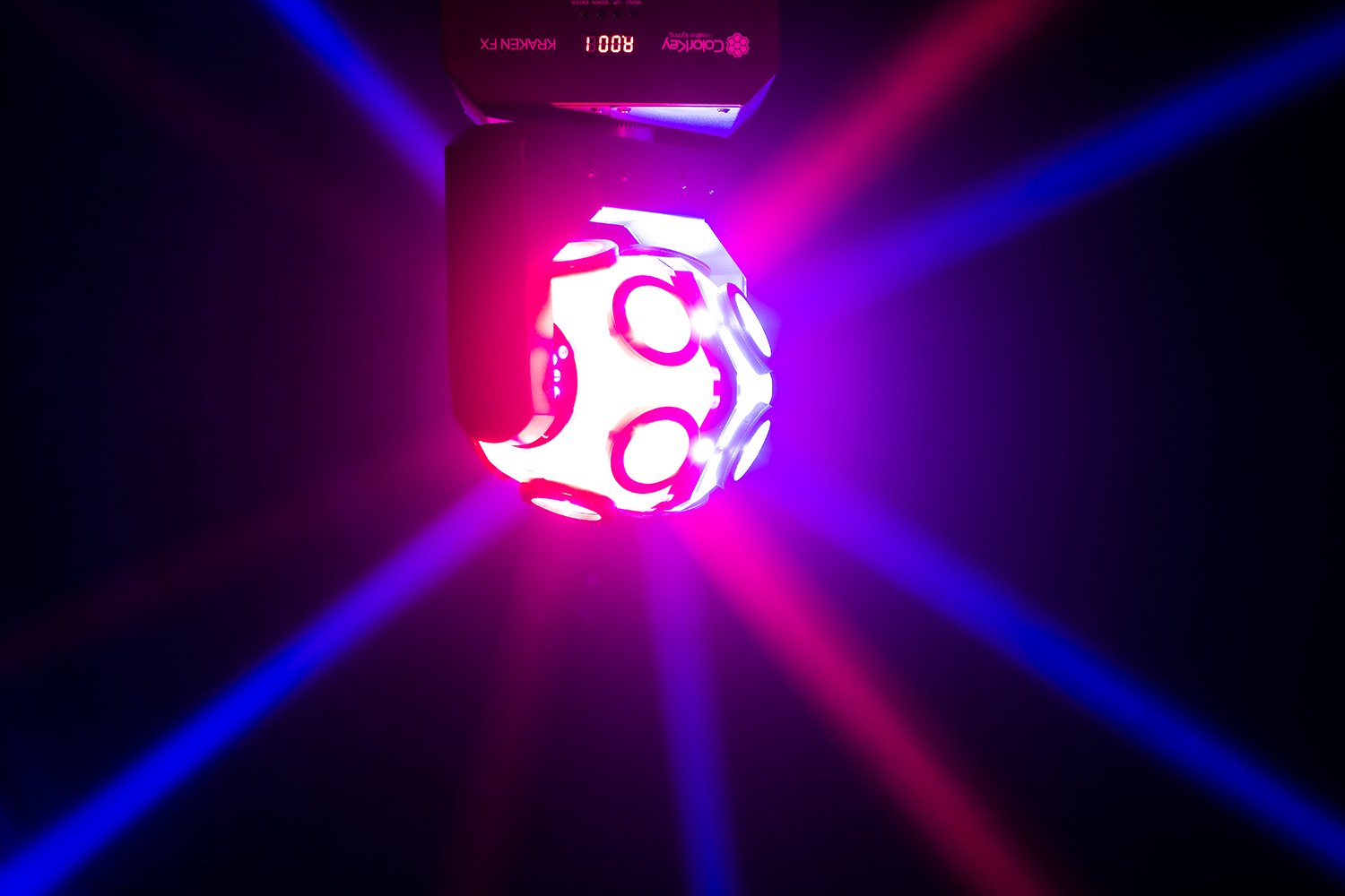 Colorkey Kraken FX Esfera Rotativa LED Cuádruple Color