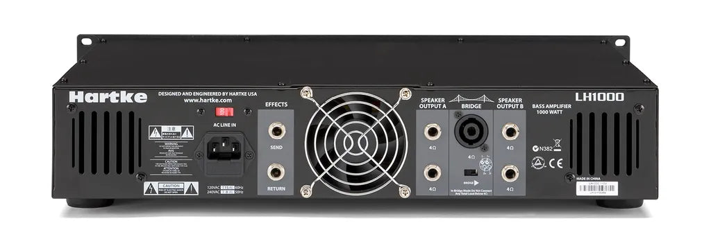 Hartke 1,000-watt Bass Amplifier with Tube Preamp