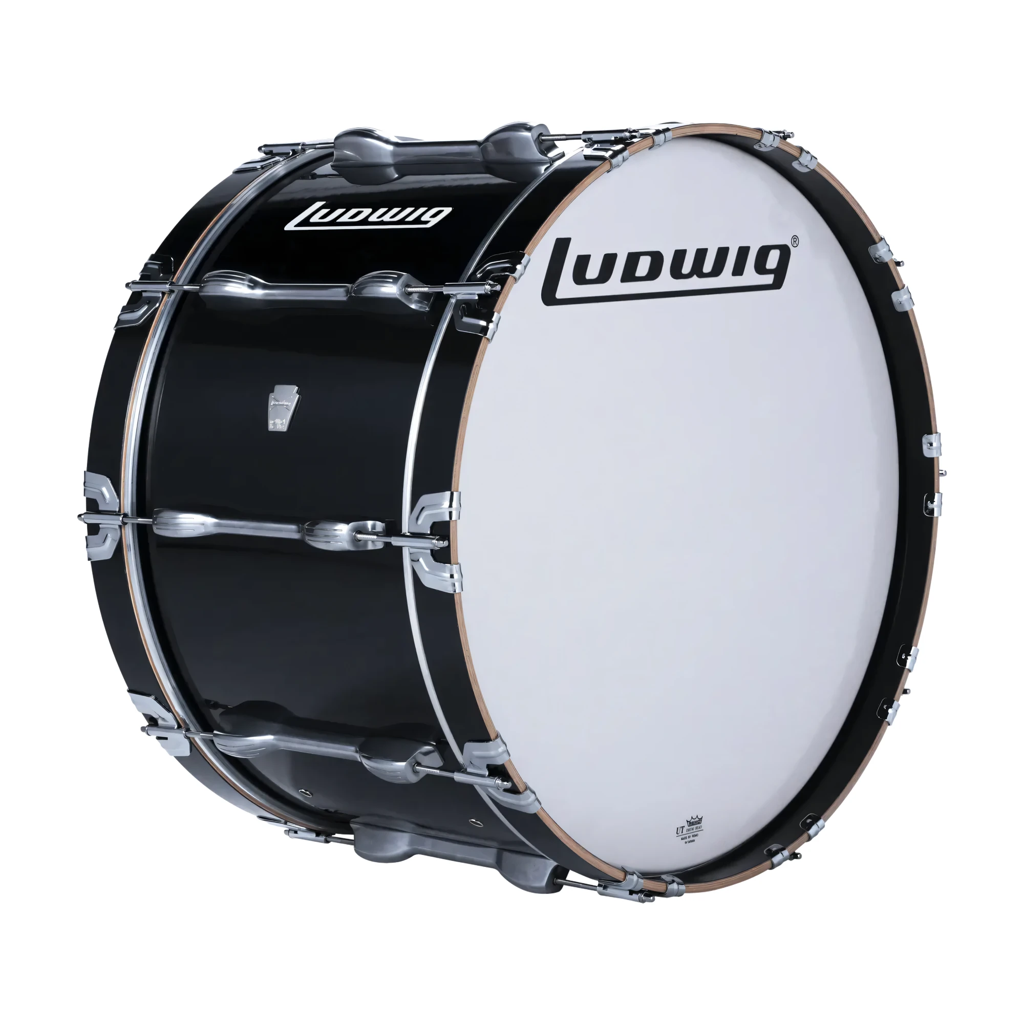 Ludwig Ultimate 2 Marching Bass Drum - 14 x 24 Pulgadas - Negro