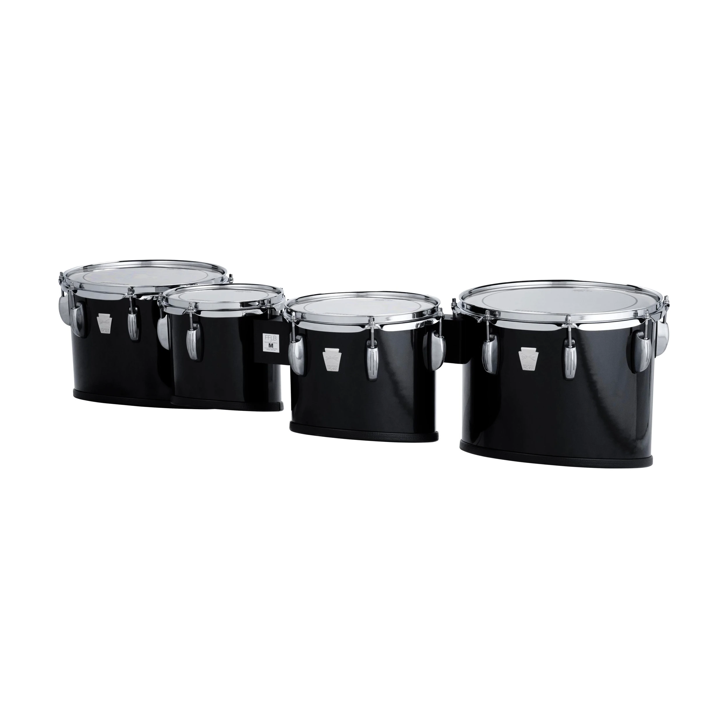 Ludwig Ultimate 2 Marching Tenors - Small Quad, Black