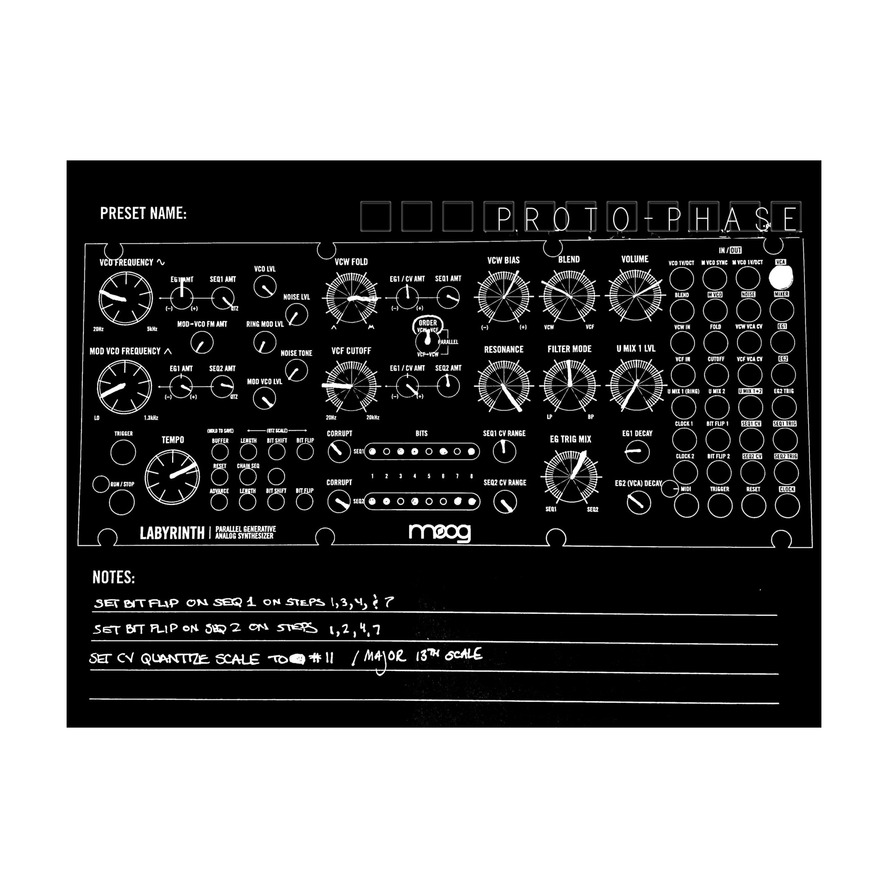 Moog Labyrinth Semi-modular Parallel Generative Analog Synthesizer - B-Stock