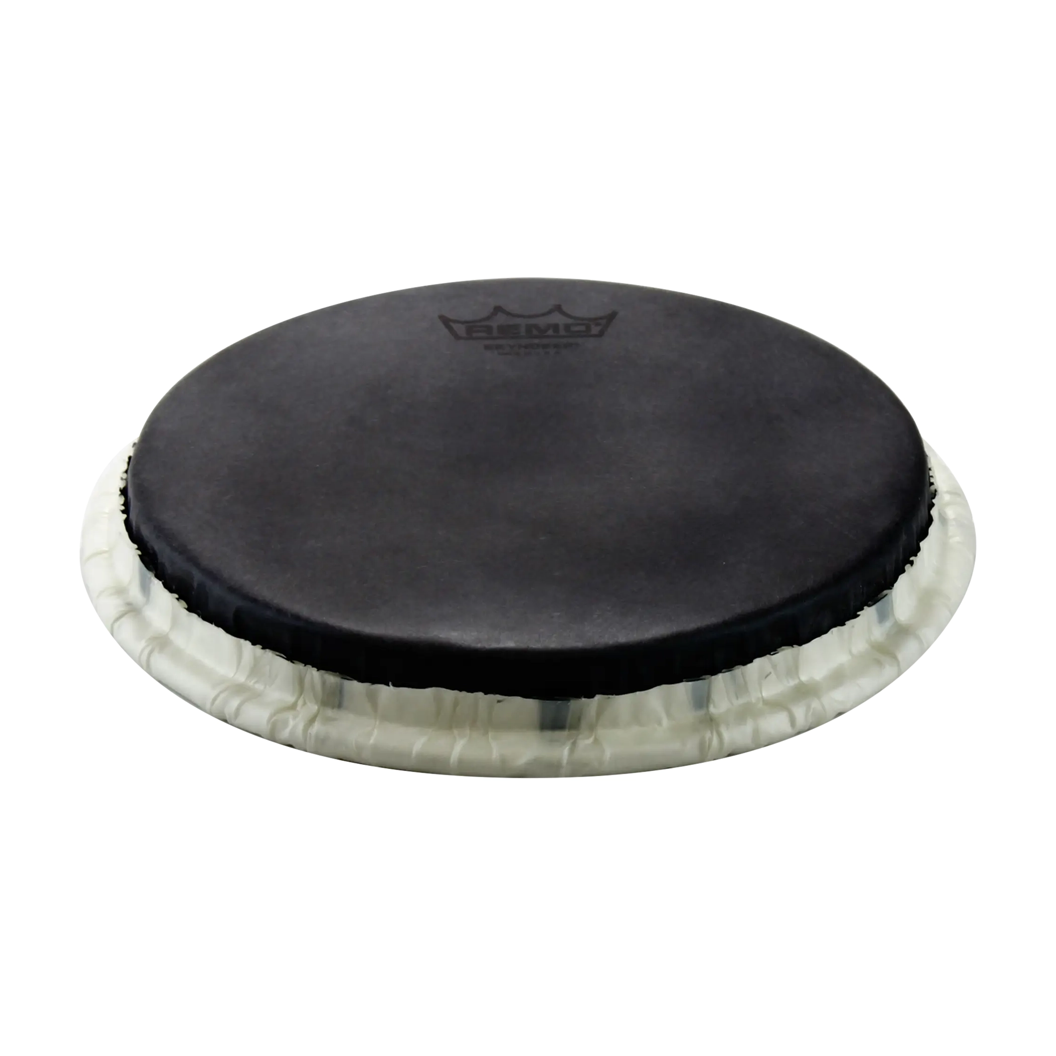 Remo Skyndeep Tucked Bongo Heads 9" - Black Calfskin Graphic