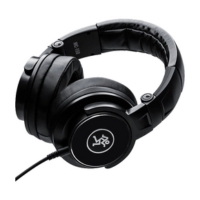 Back angle view of Mackie MC-150 Professional Closed-Back Headphones Black