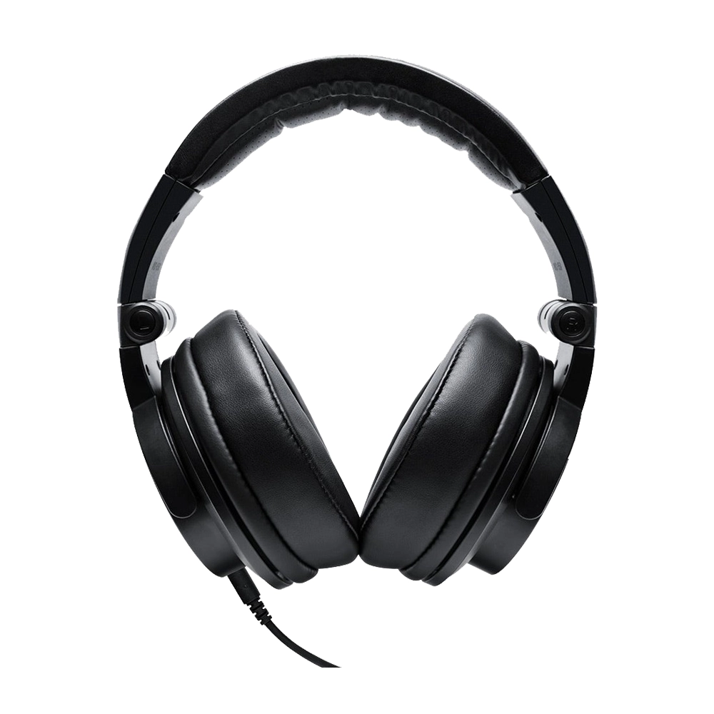 Front view of Mackie MC-150 Professional Closed-Back Headphones Black