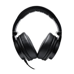 Front view of Mackie MC-150 Professional Closed-Back Headphones Black
