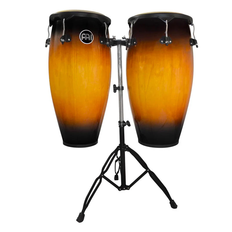 Meinl Conga Set MC82 11" & 12" w/ Tripod Stand - Vintage Sun Burst