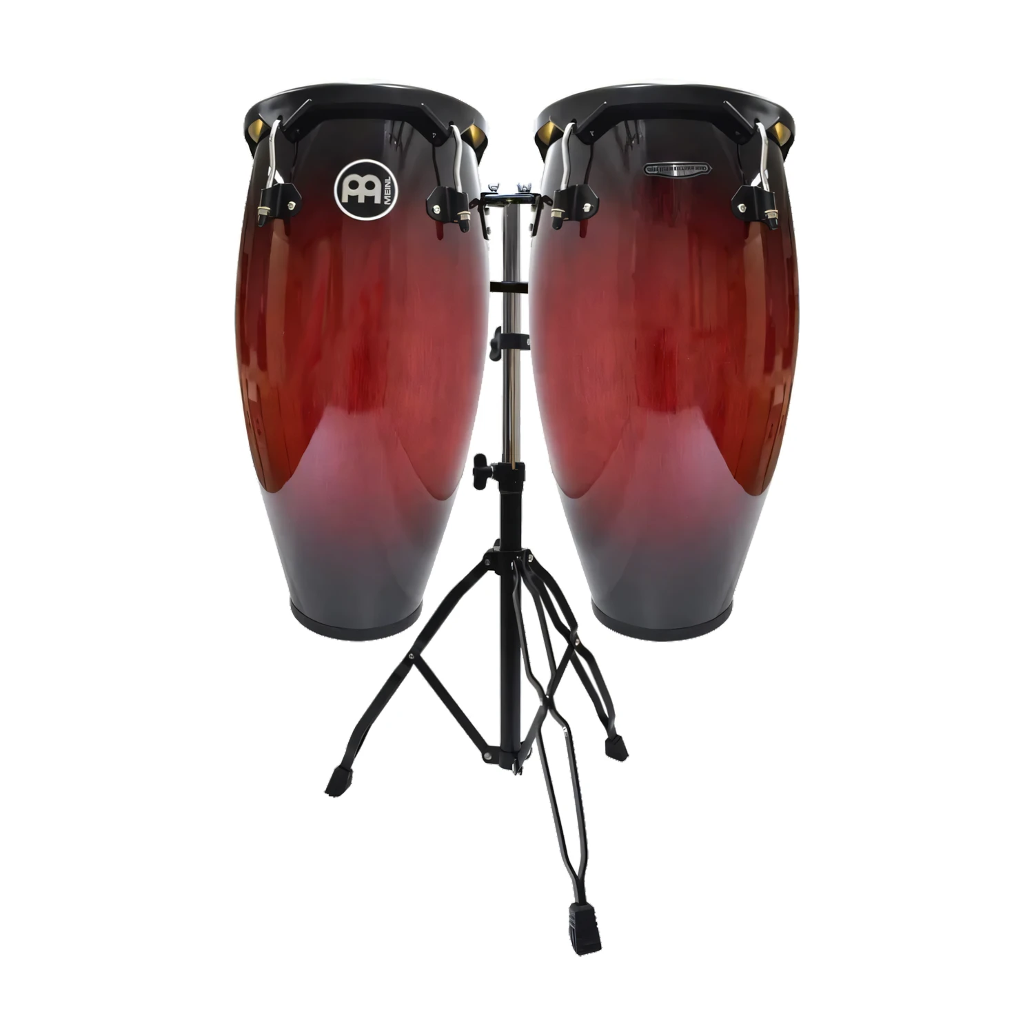 Meinl Conga Set MC82 11" & 12" w/ Tripod Stand - Wine Red Burst