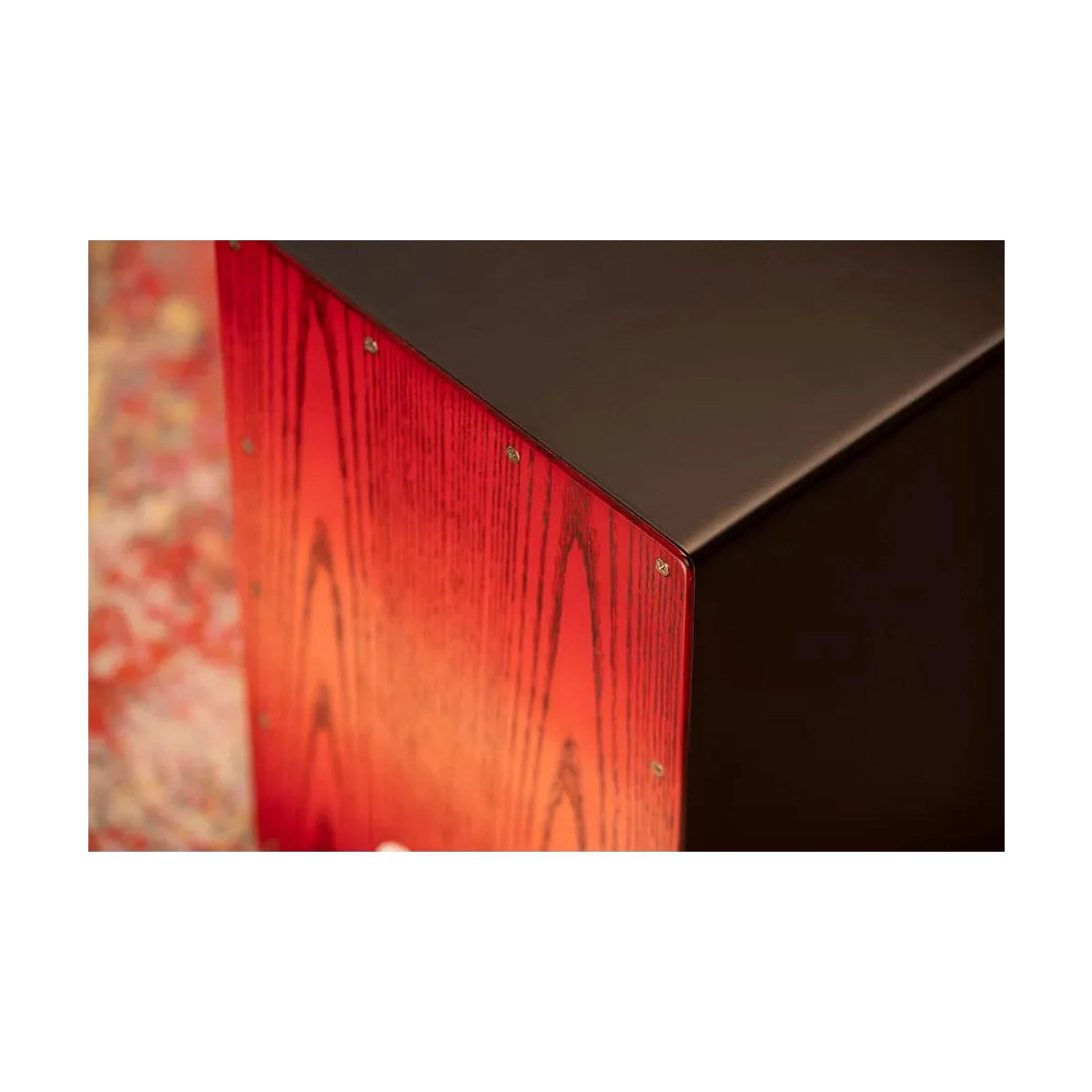 Meinl Percussion Headliner MCAJ100BK Snare Cajon - Tango Red Fade