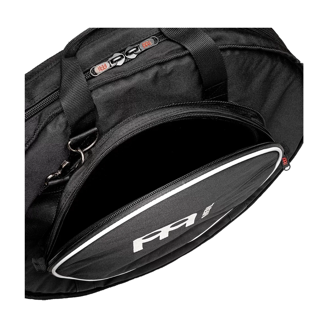 Meinl Cymbals Professional 22" Cymbal Bag With 15" Hi-Hat Compartment open side pockect 