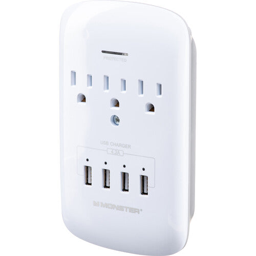Monster Cable Wall Tap Surge Protector