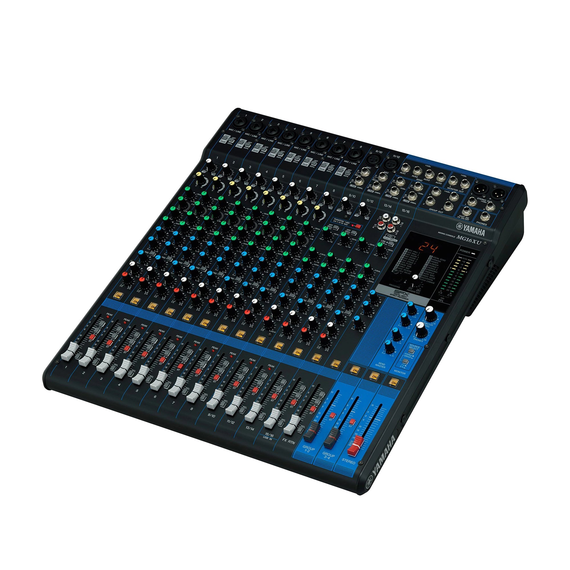 Yamaha 16-Channel MG16XU Analog Mixer W/Efects & USB Interface