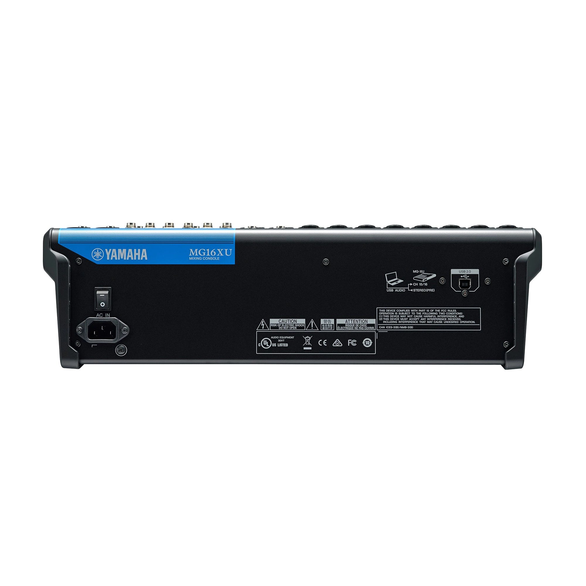 Yamaha 16-Channel MG16XU Analog Mixer W/Efects & USB Interface