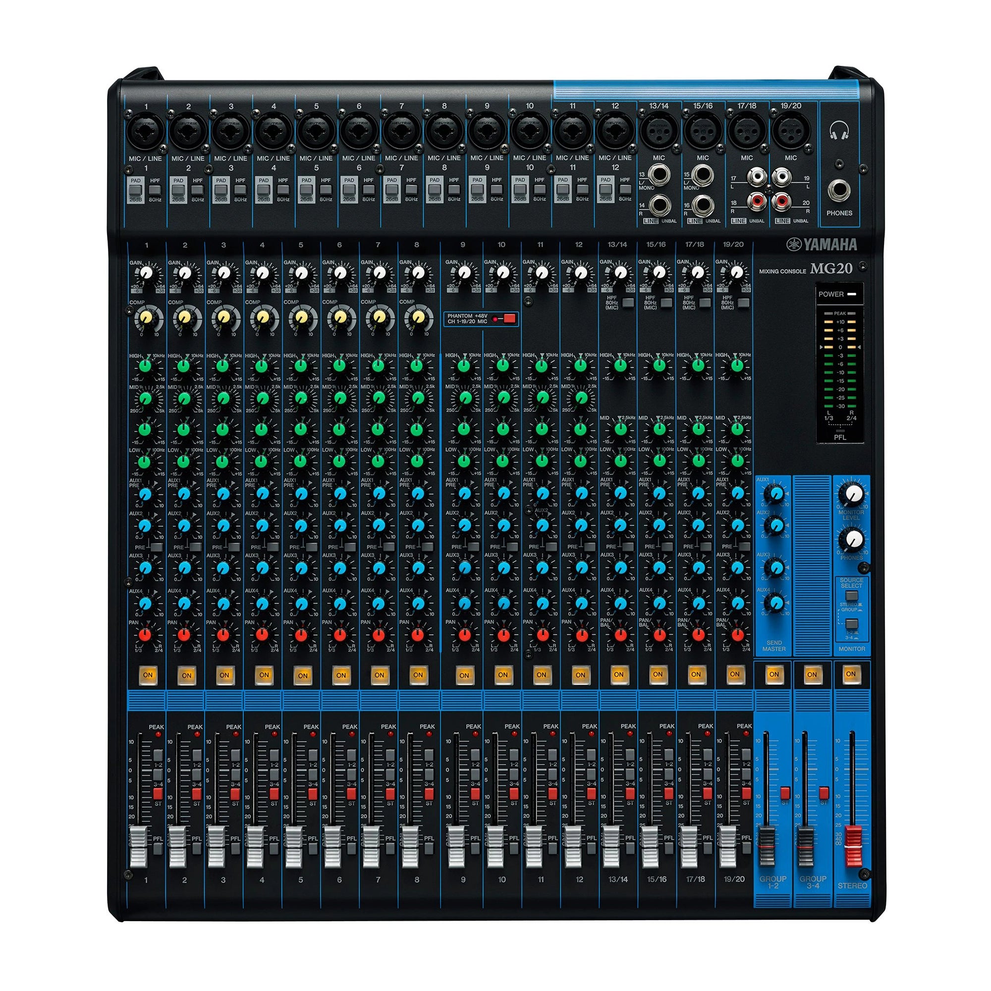 Yamaha 20-Channel MG20 Mixer with Compression