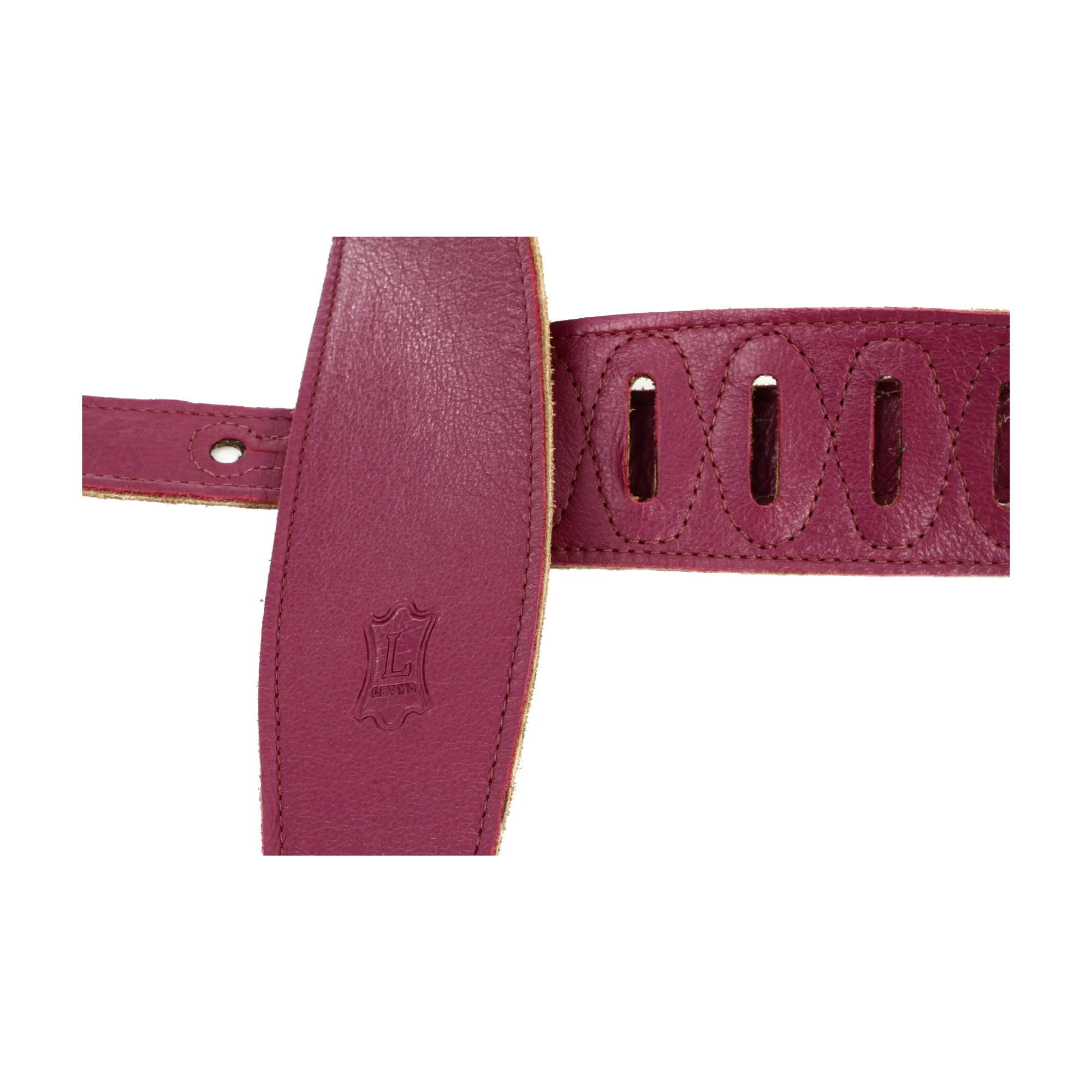 Levy's 2 1/2" Luscious Garment Leather - Magenta Color