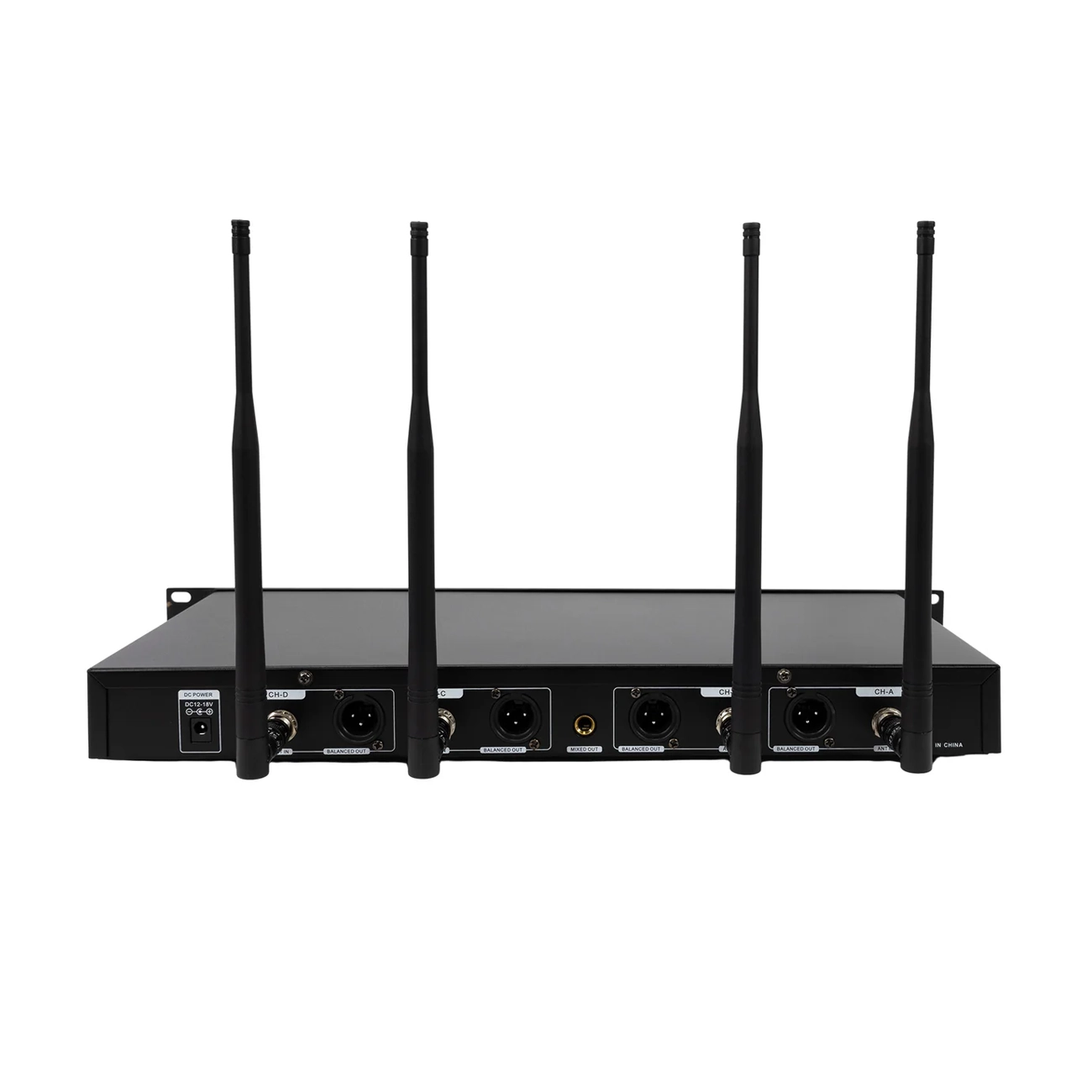 Blastking MHU404 Four Handheld UHF Wireless Microphone System