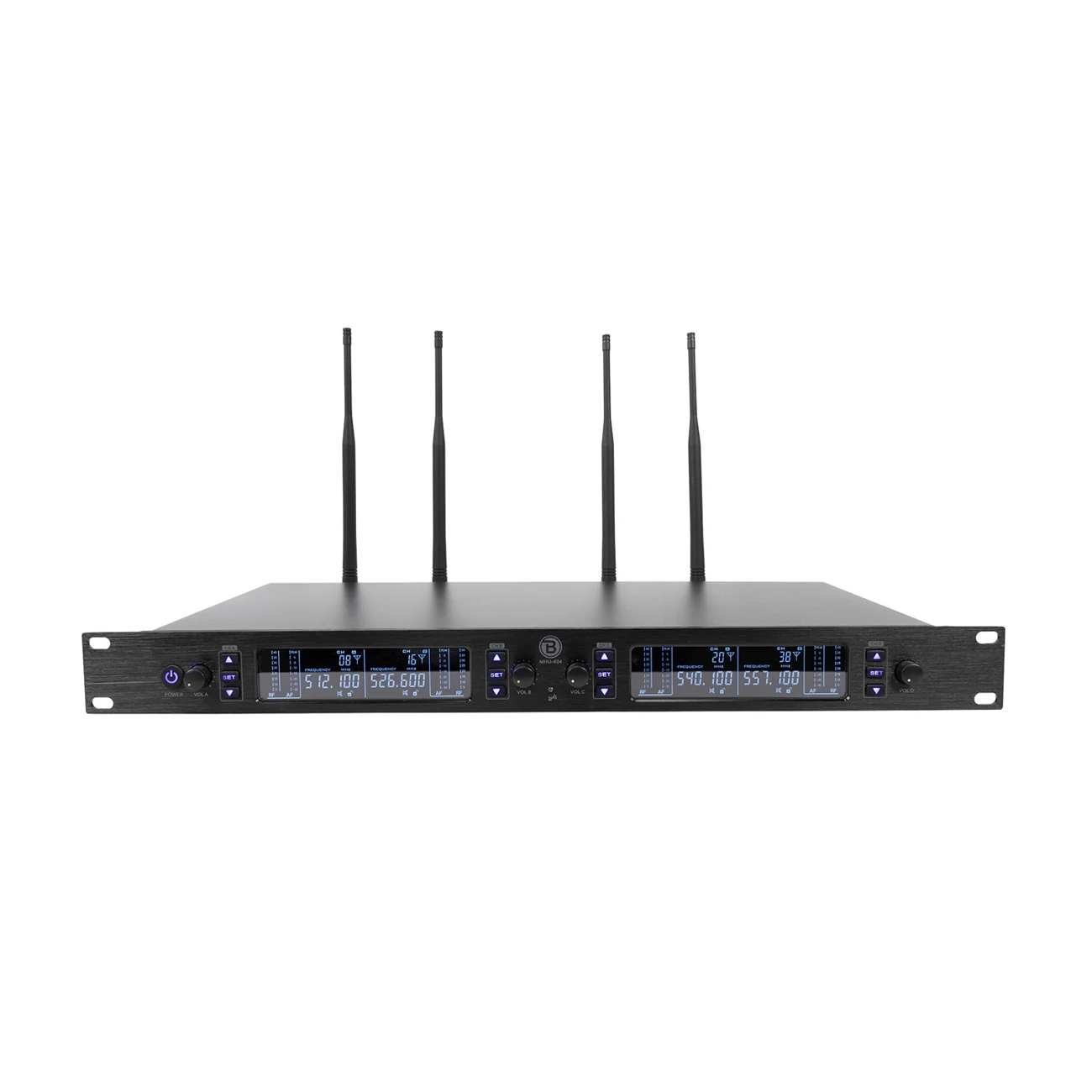 Blastking MHU404 Four Handheld UHF Wireless Microphone System
