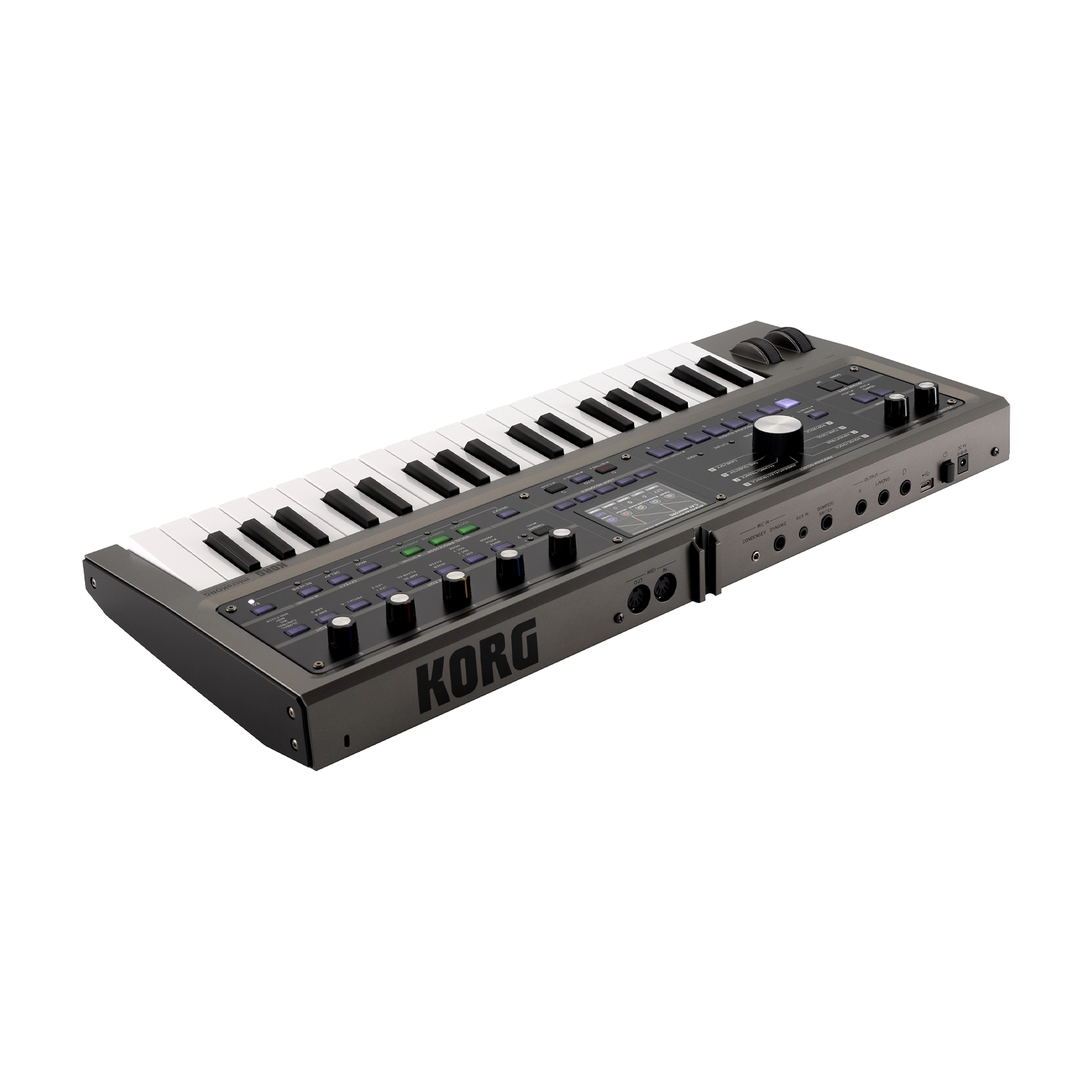 Korg Microkorg 2 37-Key Virtual Analog Synthesizer And Vocoder front side angle view