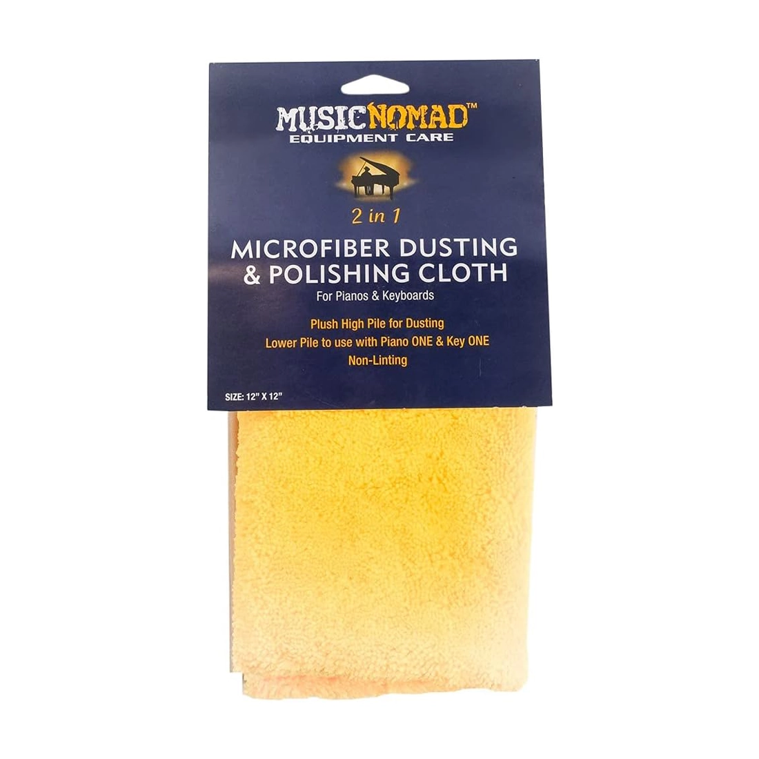 MusicNomad MN230 Microfiber Dusting & Polishing Cloth For Pianos & Keyboards