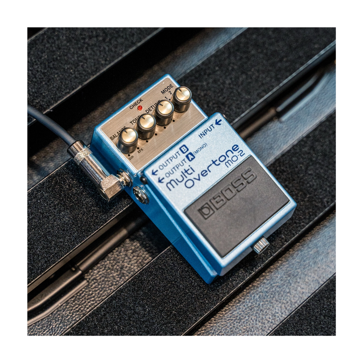 Boss MO-2 Multi Overtone Guitar Effects Pedal lifestyle in pedal rack