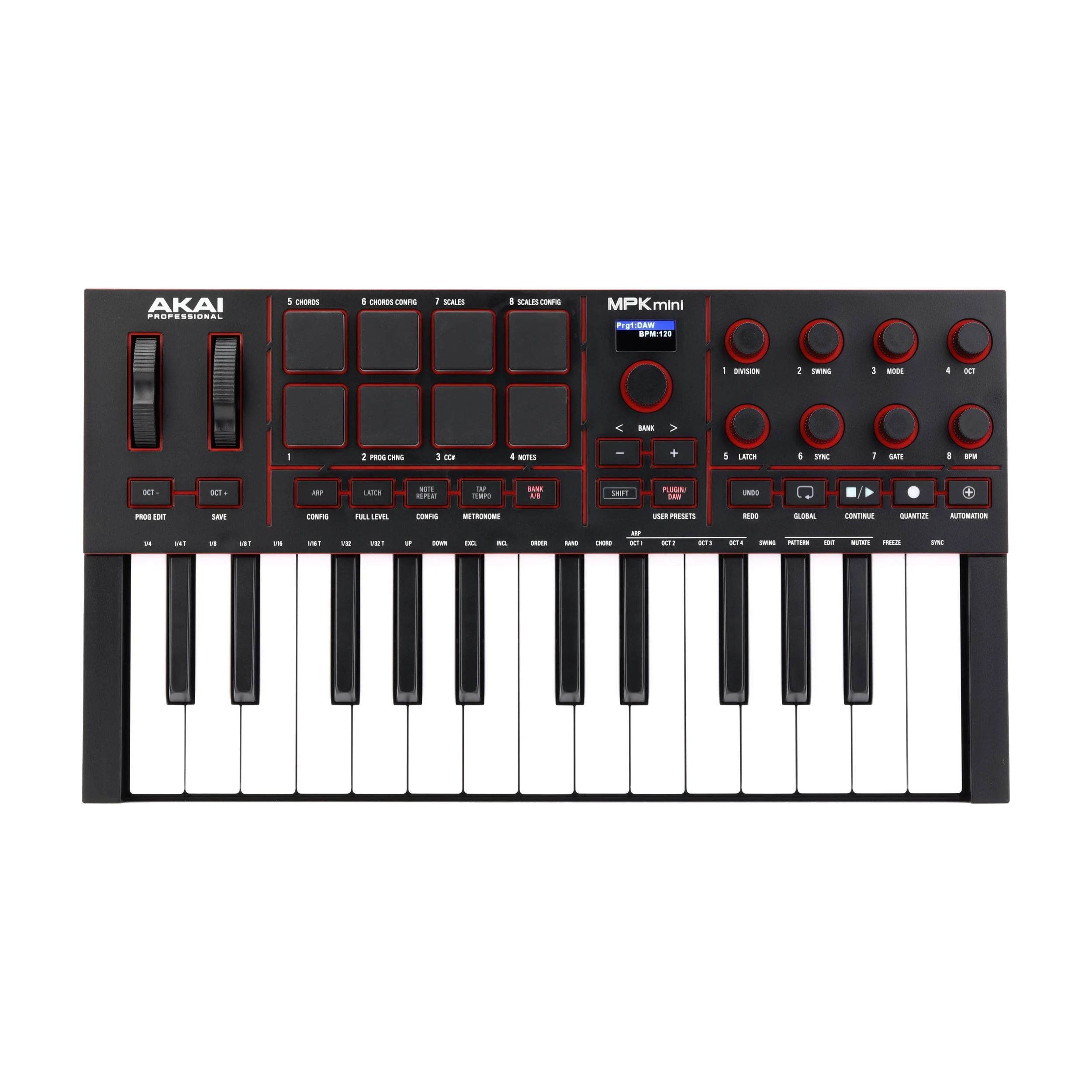 Akai Professional MPK Mini IV MIDI Keyboard Controller - Black