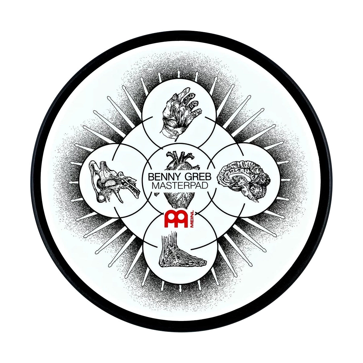 Meinl Benny Greb 6" Signature Practice Pad