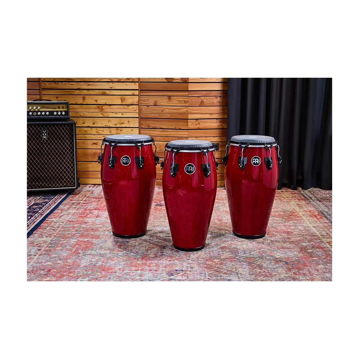 Meinl Percussion Marathon Traditional 12.5" Siam Oak Tumba  - Wine Red