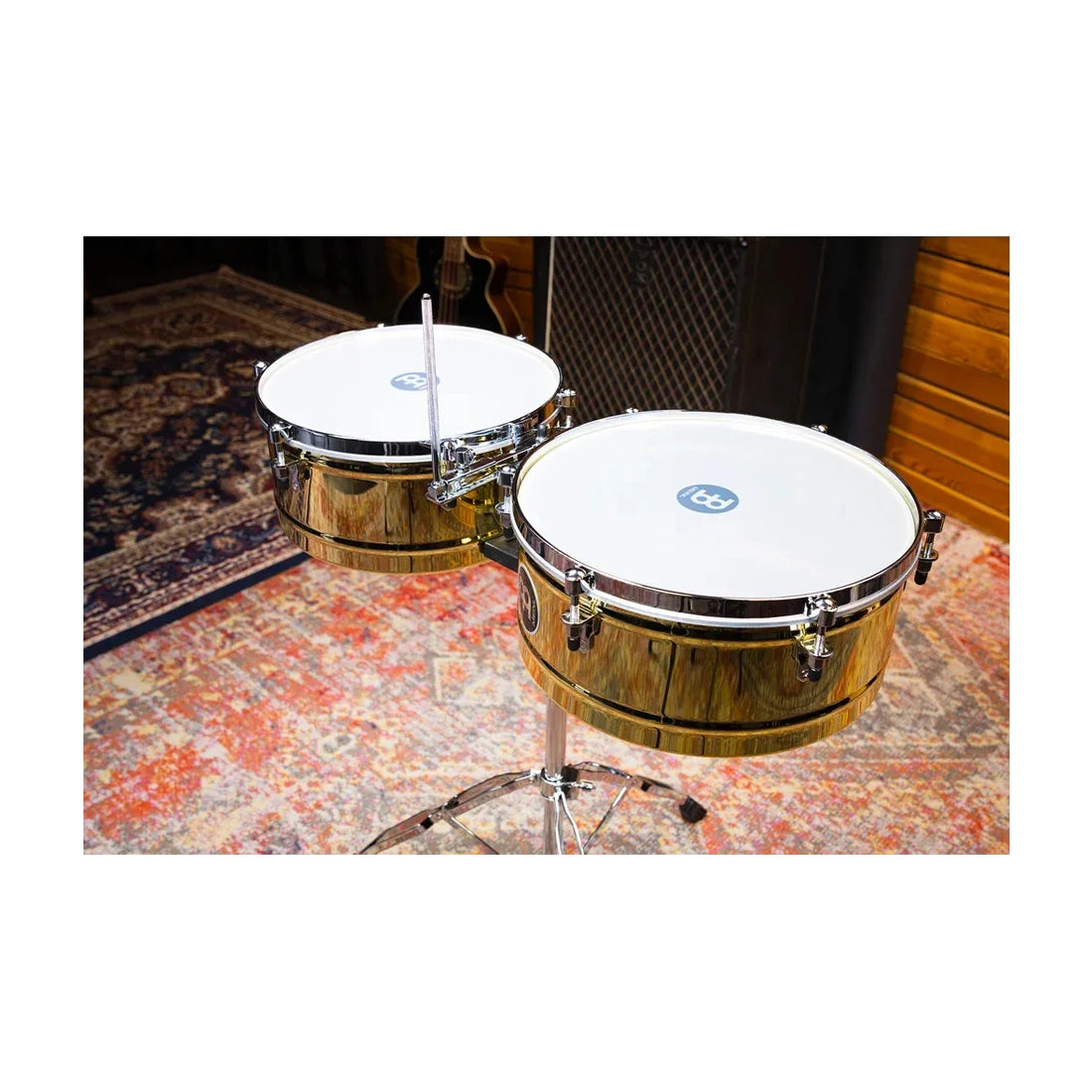 Meinl Marathon Series 14" & 15" Brass Timbales