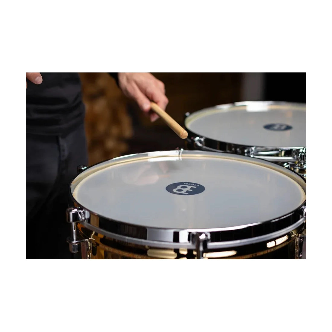 Meinl Marathon Series 14" & 15" Brass Timbales