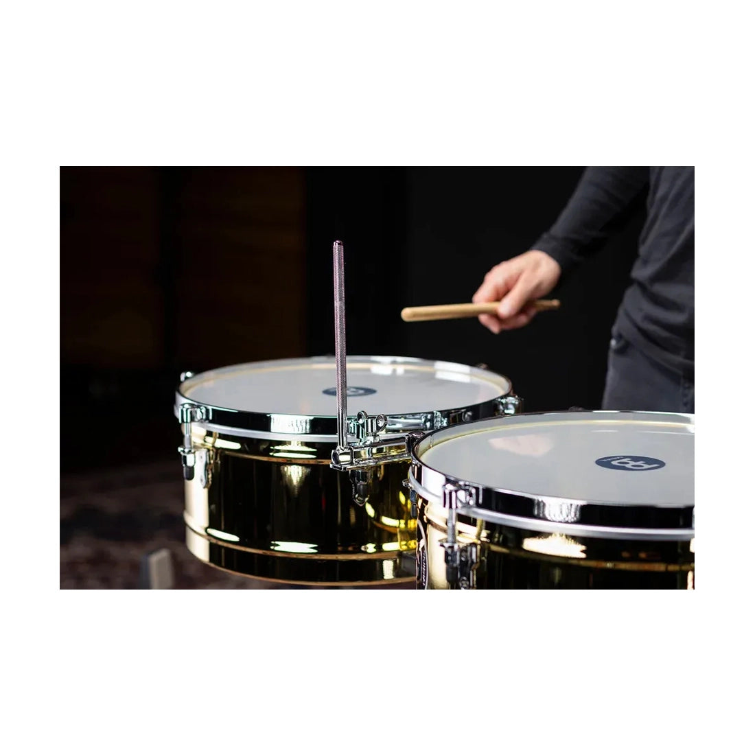 Meinl Marathon Series 14" & 15" Brass Timbales