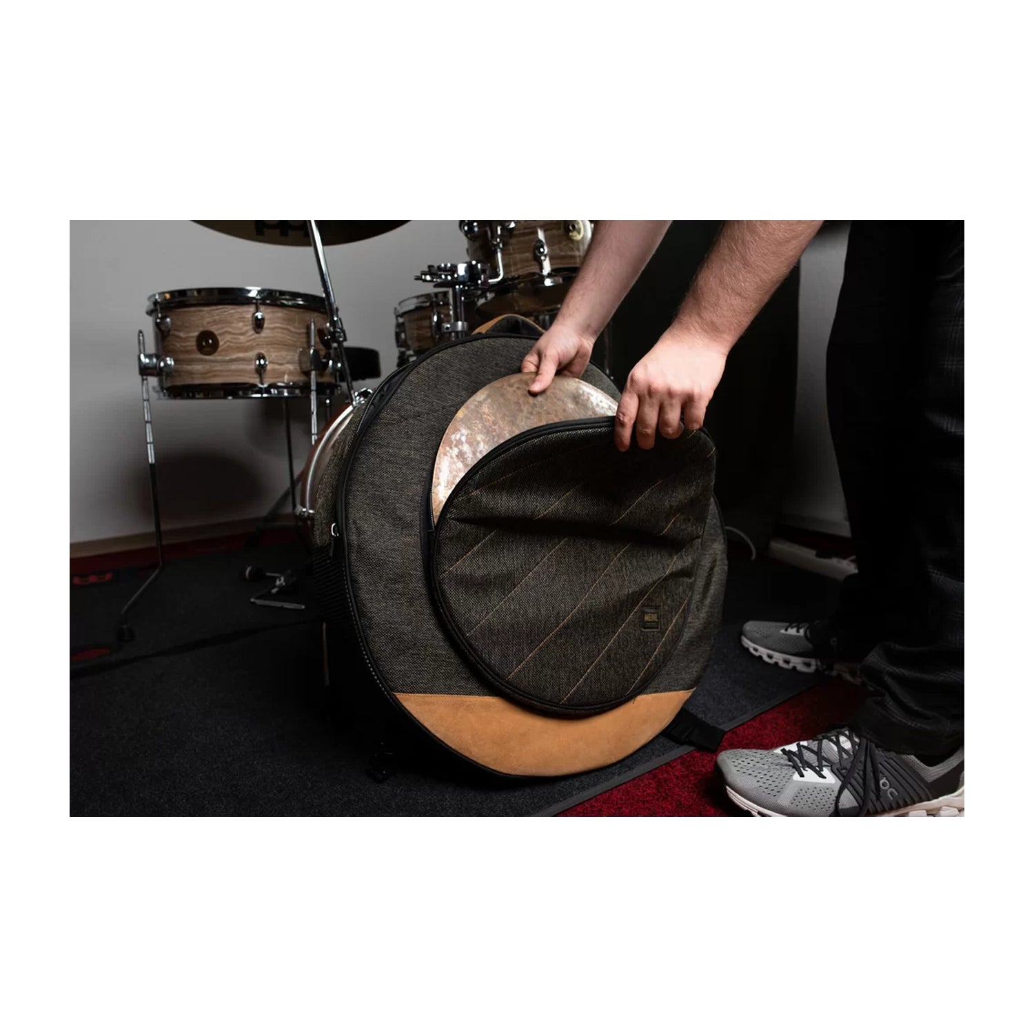 Meinl Cymbals Classic Woven 22-Inch Cymbal Bag  - Mocha Tweed