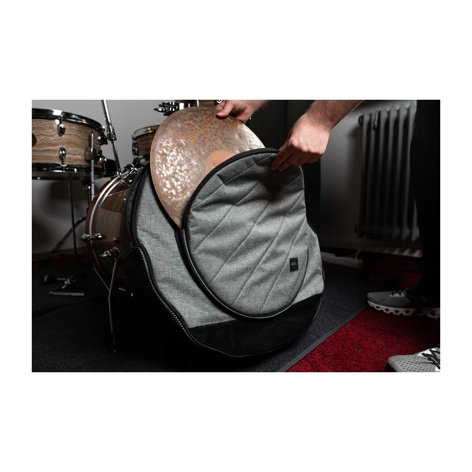 Meinl Cymbals Classic Woven 22-inch Cymbal Bag - Heather Gray