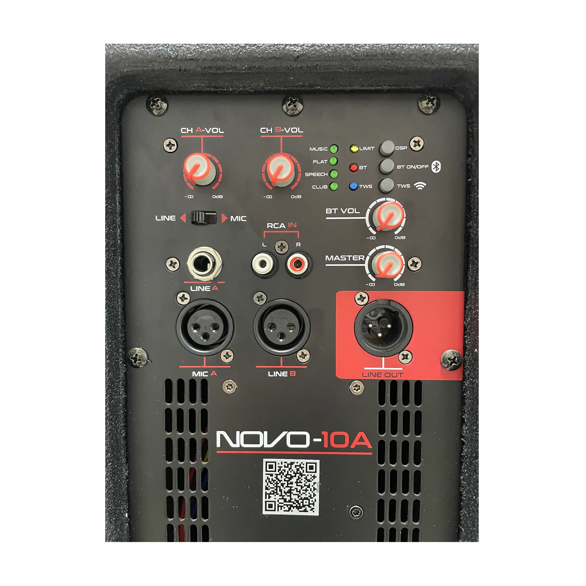 Blastking Novo-10A 10” 2 - Way Active Loudspeaker W/ 800 Watts Class-D B-Stock