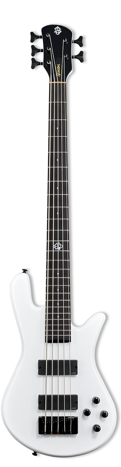Spector Ns Ethos High Performance 5 Bass Guitar - White Sparkle Gloss