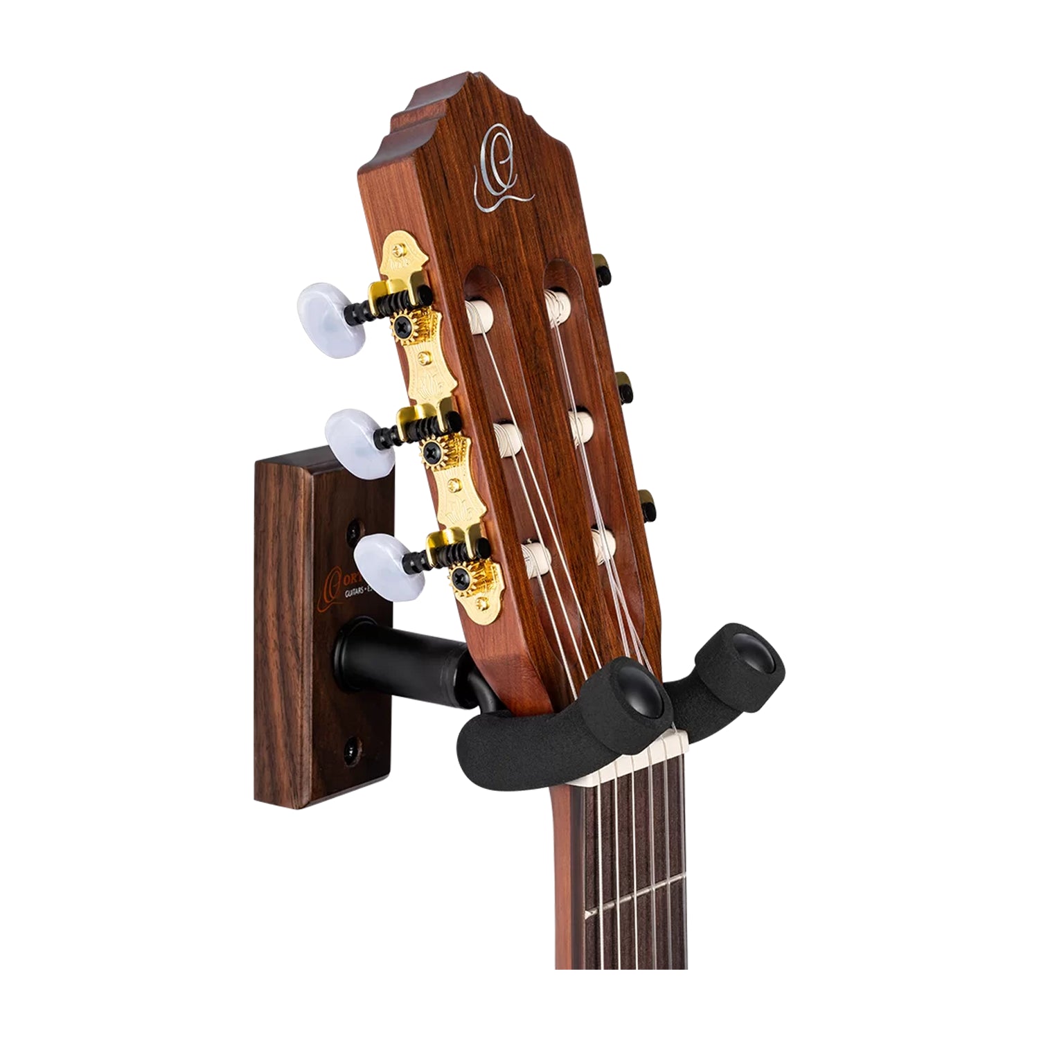 Ortega Guitars Guitar Wall Hanger - Walnut Wood Natural