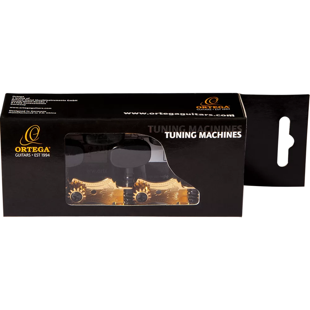 Ortega Family Series Guitar Tuning Machines Gold/Black