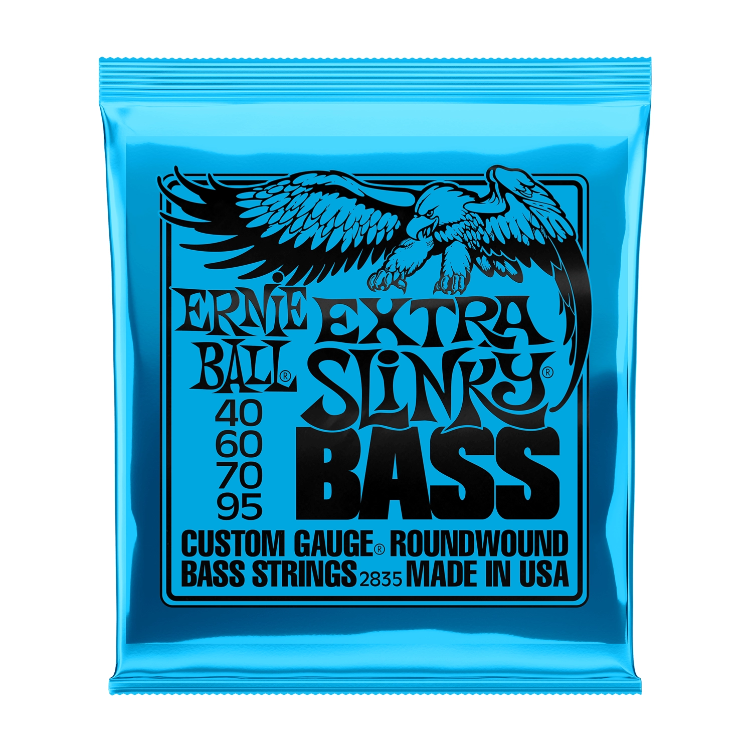Cuerdas de Bajo Redondas Extra Slinky Ernie Ball 2835