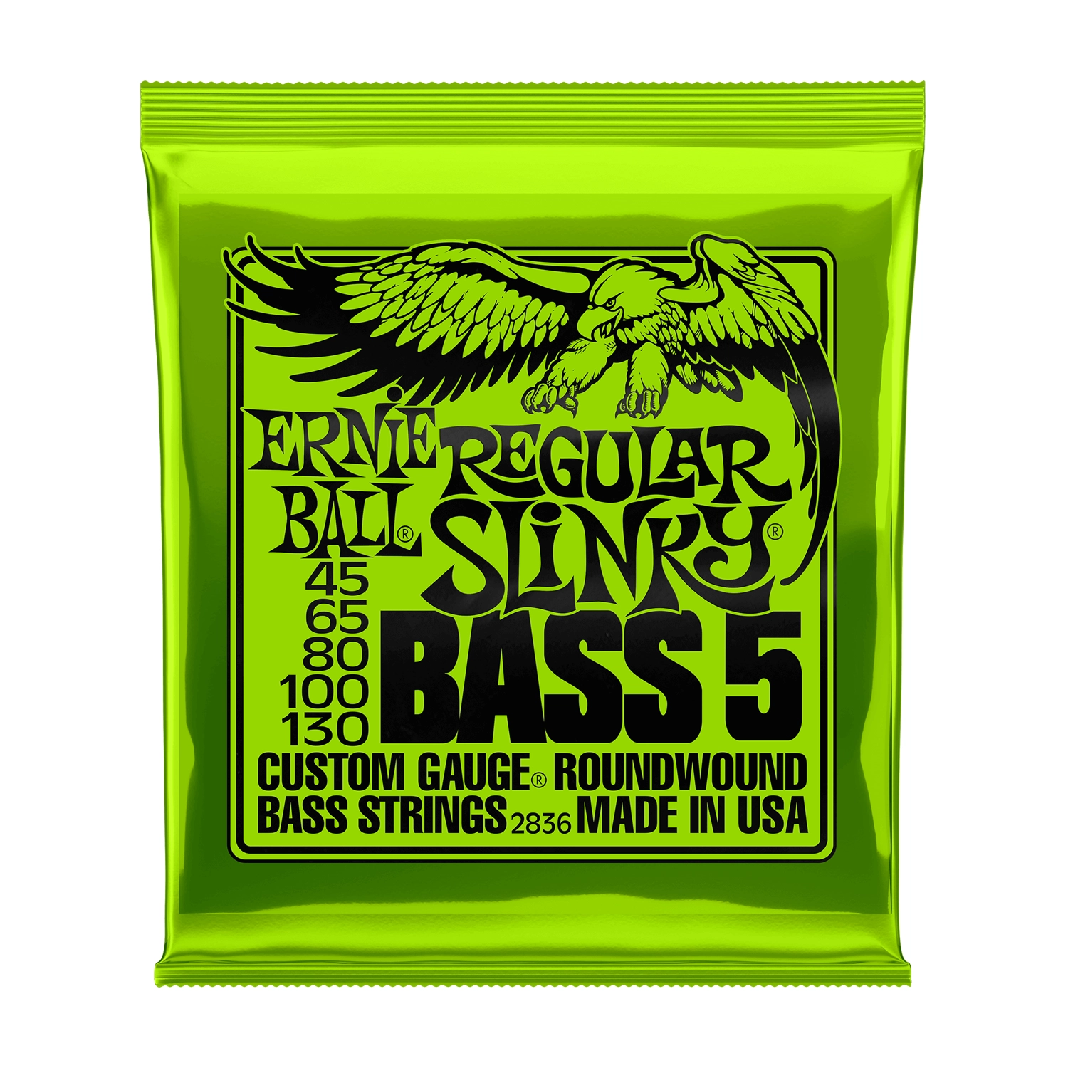 Cuerdas de Bajo de 5 Cuerdas Ernie Ball 2836 Slinky